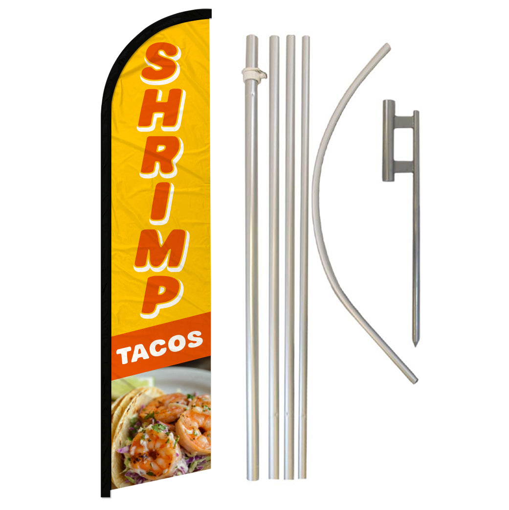 Shrimp Tacos Windless Banner Flag Kit