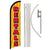 Rentals (Sunburst) Windless Banner Flag & Pole Kit