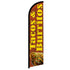Tacos and Burritos (Burnt Orange) Windless Banner Flag