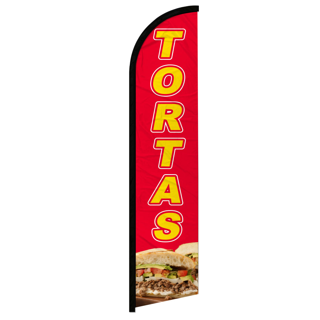 Tortas (Red & Yellow) Windless Banner Flag
