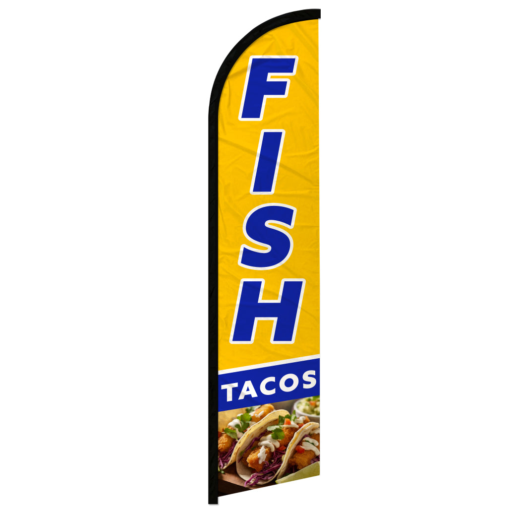 Fish Tacos Windless Banner Flag