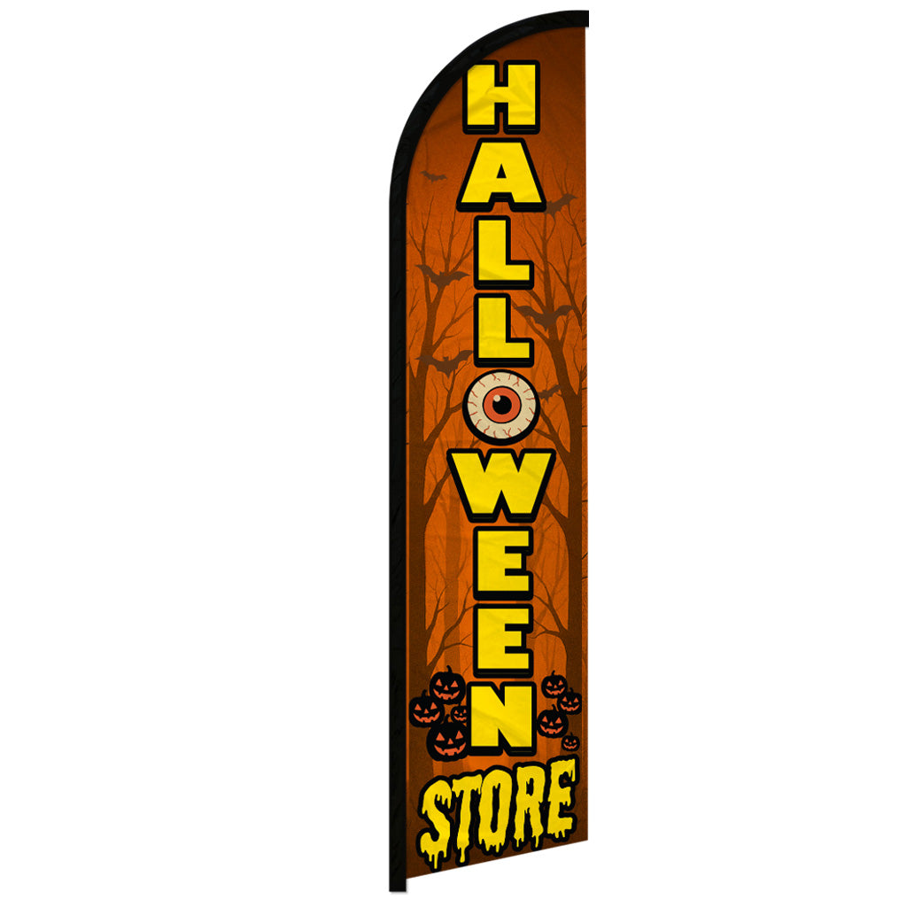 Halloween Store (Orange) Windless Banner Flag