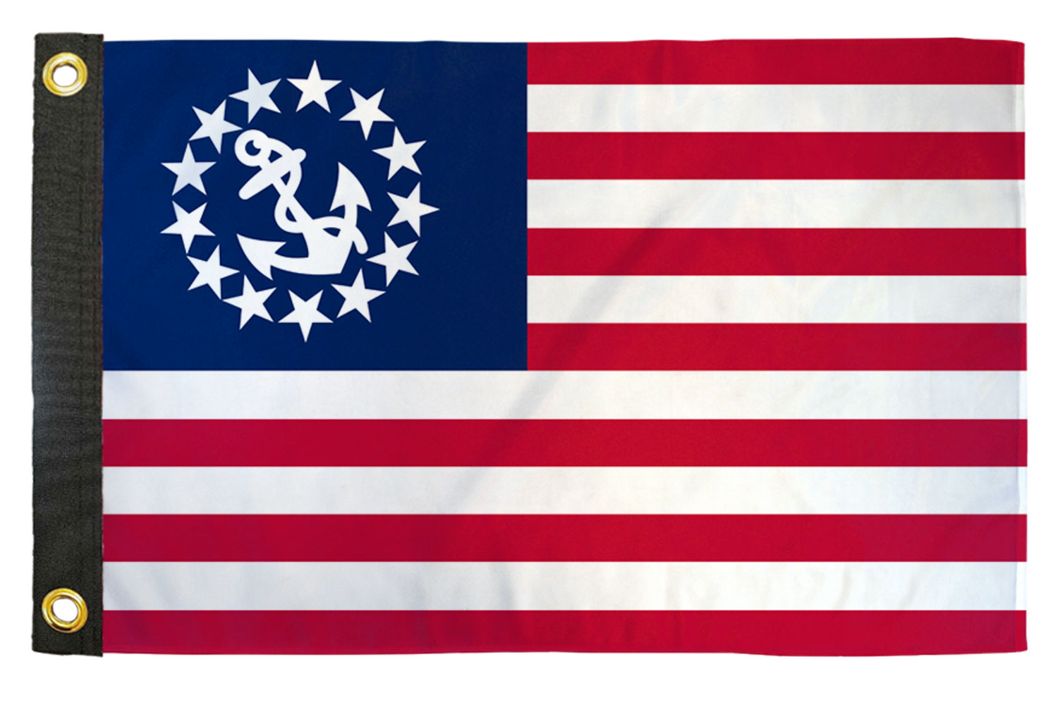Yacht Ensign 12x18in Boat Flag