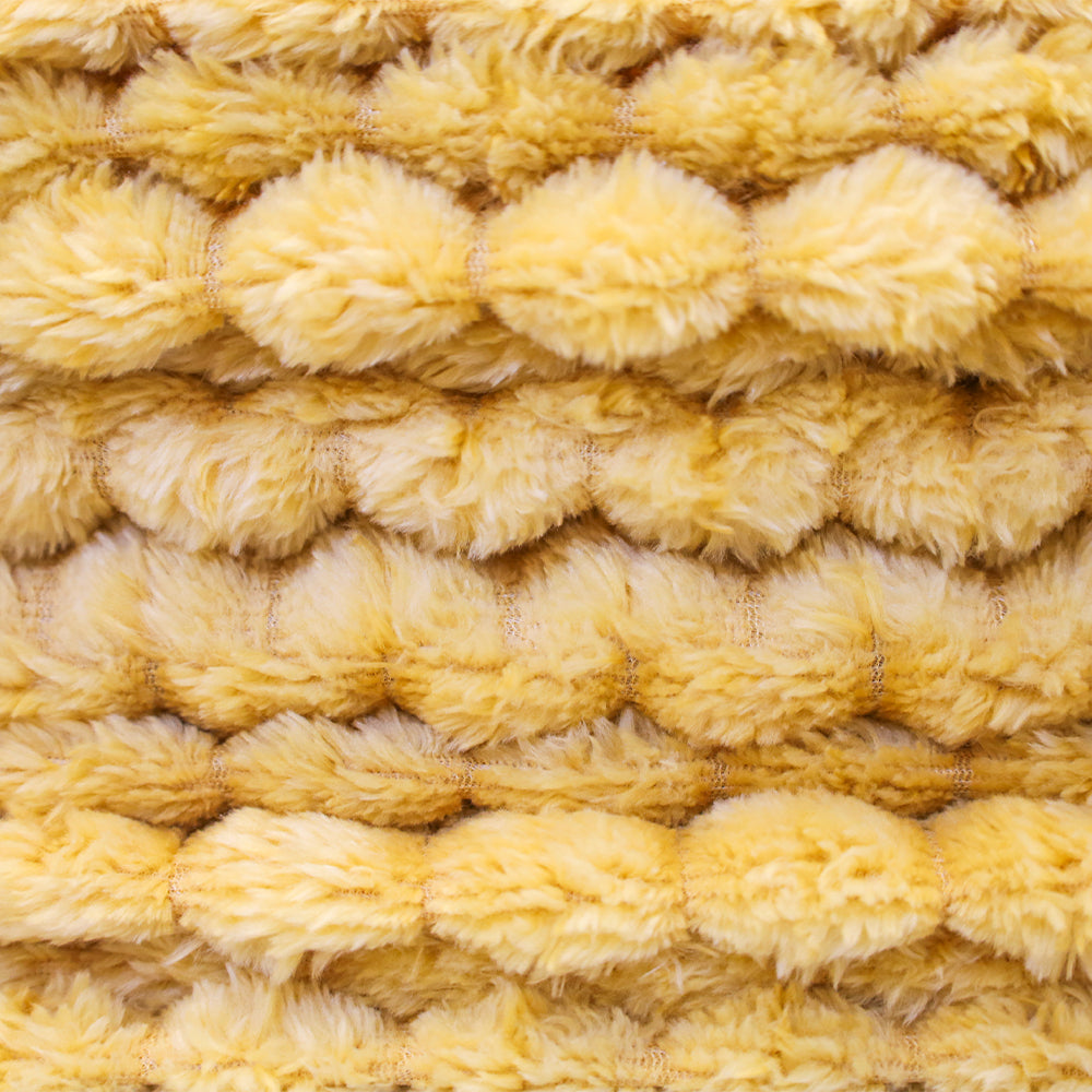 Yellow Solid Color Soft Plush 50x60in Blanket
