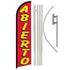 Abierto Windless Banner Flag & Pole Kit - Flags Importer