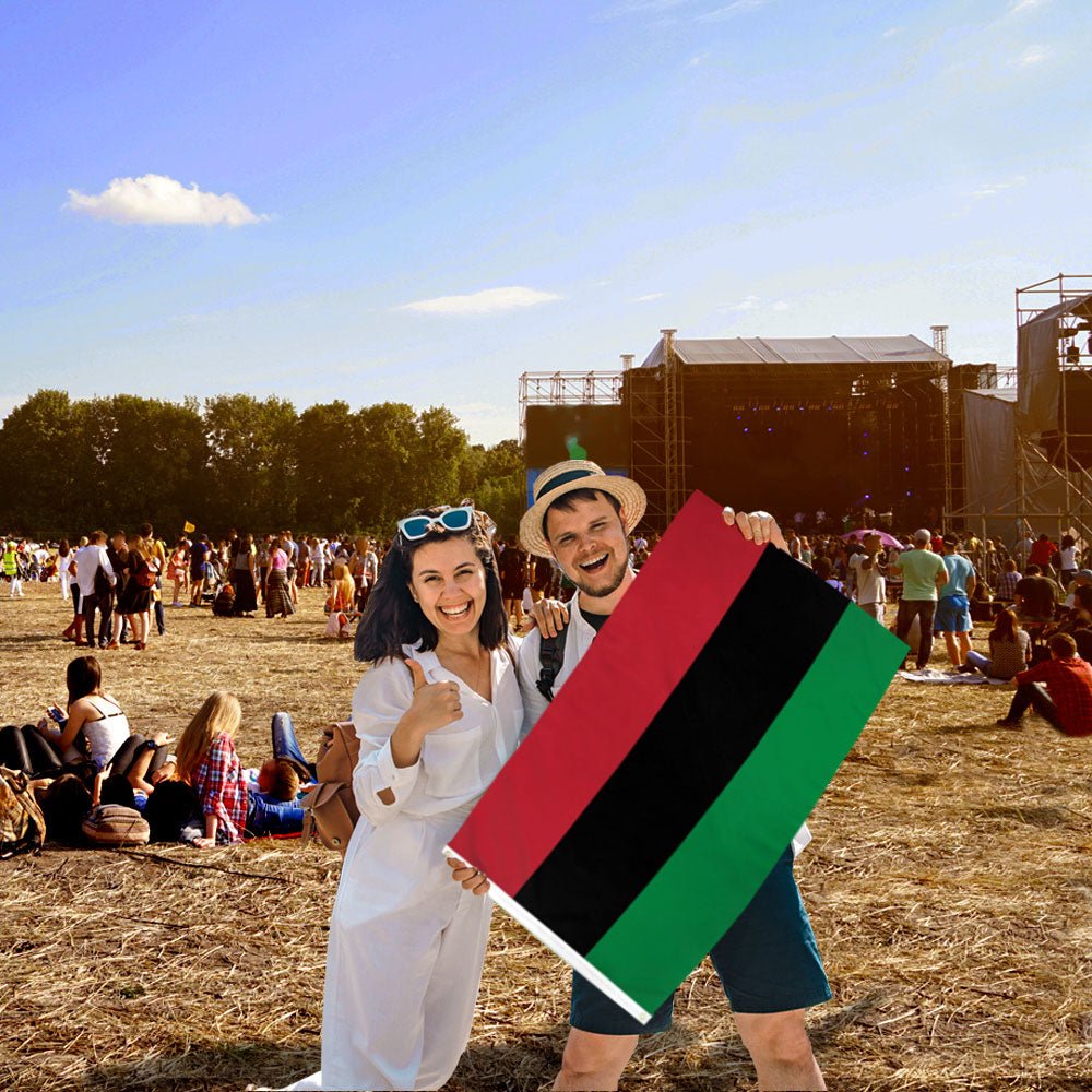 Afro American Flag 2x3ft Poly - Flags Importer