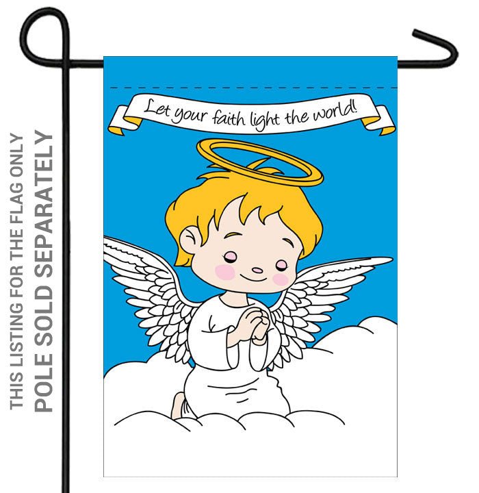 Angel (Boy) 12x18in Garden Flag - Flags Importer