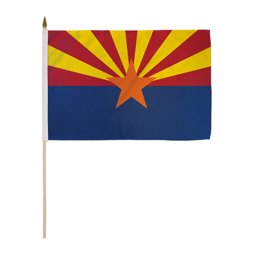 Arizona 12x18in Stick Flag - Flags Importer