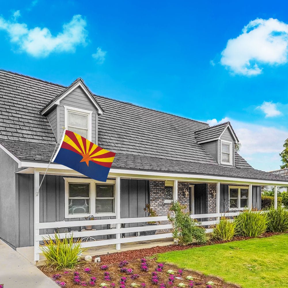 Arizona Flag 3x5ft Poly - Flags Importer