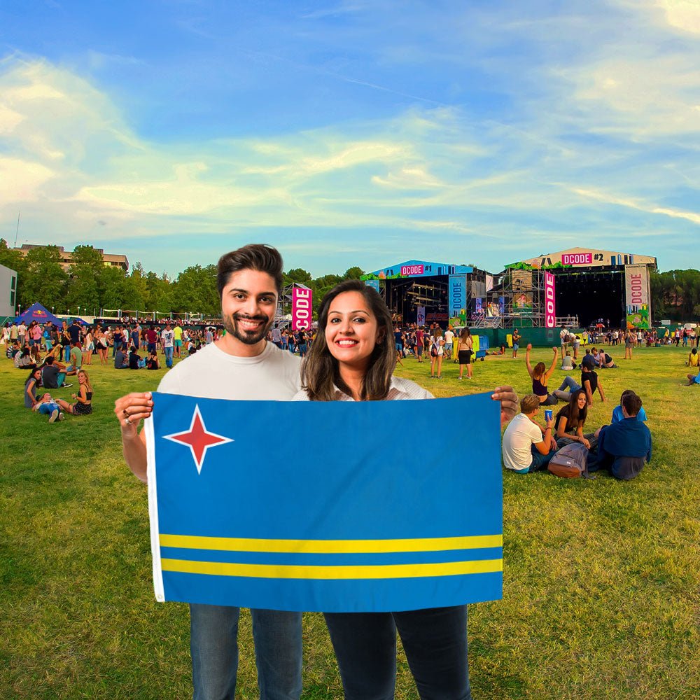 Aruba Flag 2x3ft Poly - Flags Importer