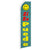 Si Se Puede Yes You Can Superknit Polyester Swooper Flag Size 11.5ft by 2.5ft