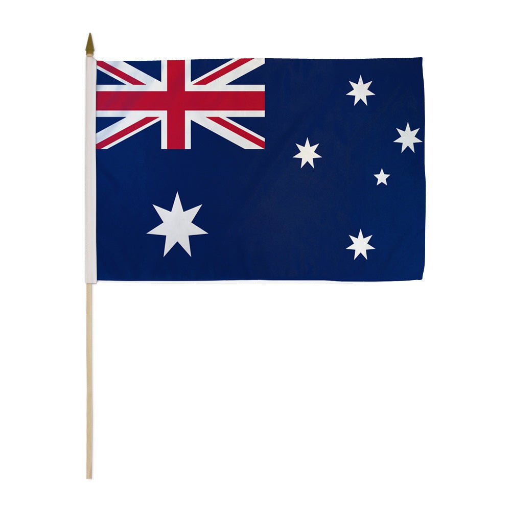 Australia 12x18in Stick Flag - Flags Importer