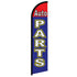 Auto Parts (Red & Blue) Windless Banner Flag - Flags Importer