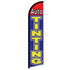 Auto Tinting (Red & Blue) Windless Banner Flag - Flags Importer