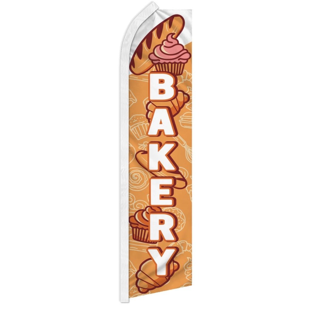 Bakery (White) Super Flag - Flags Importer