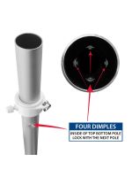 Bakery (White) Super Flag & Pole Kit - Flags Importer