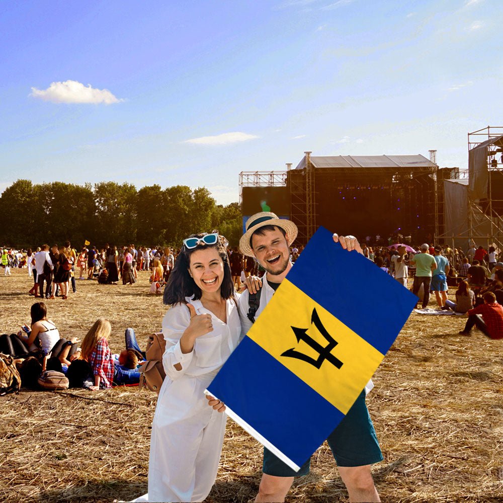 Barbados Flag 2x3ft Poly - Flags Importer