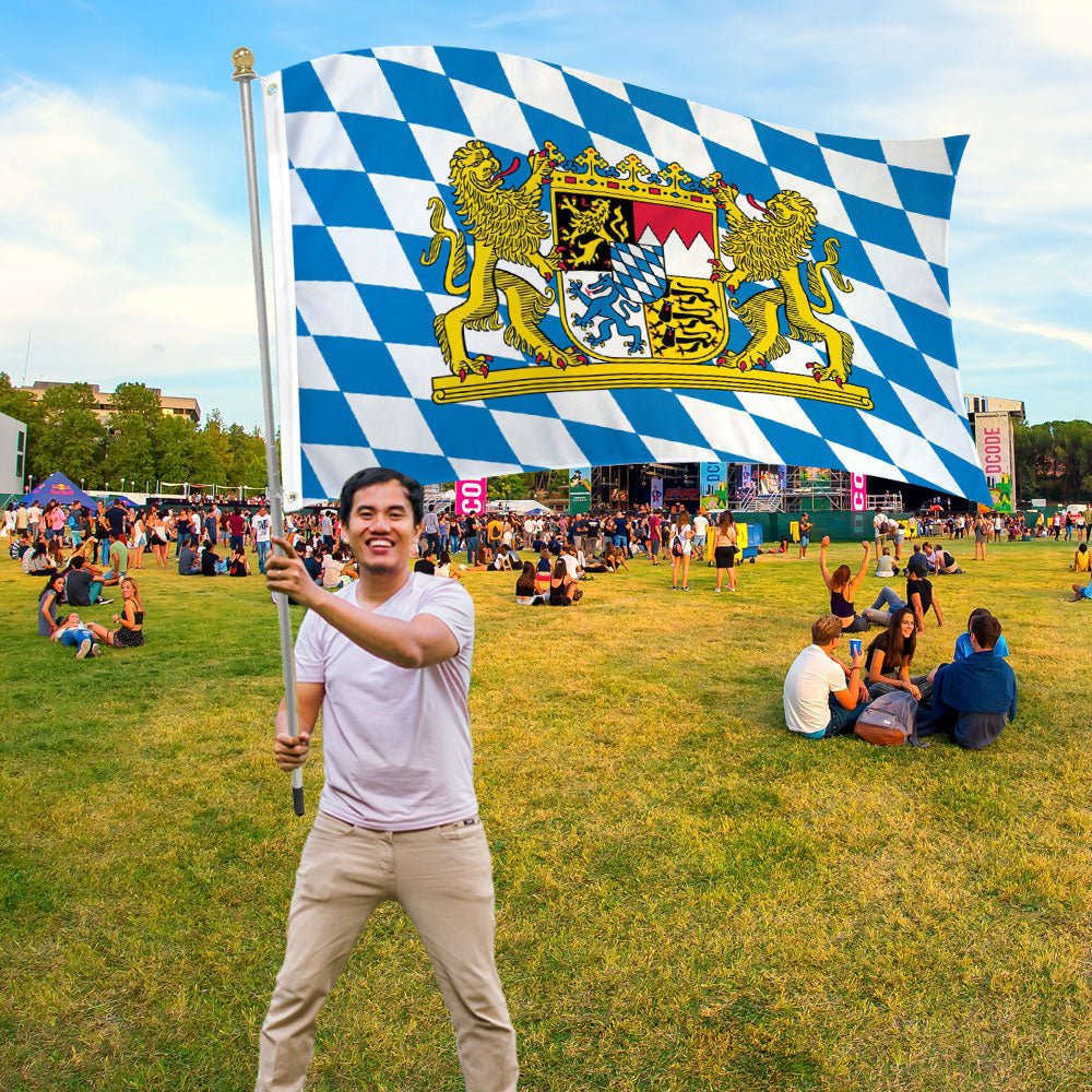 Bavaria (Lion) Flag 3x5ft Poly - Flags Importer