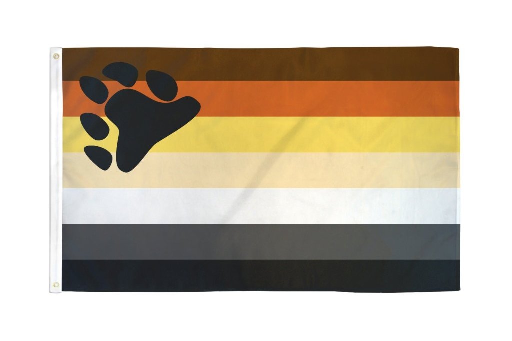 Bear Pride Flag 3x5ft Poly - Flags Importer
