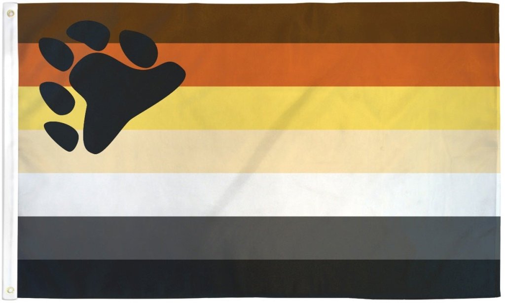 Bear Pride Flag 3x5ft Poly - Flags Importer