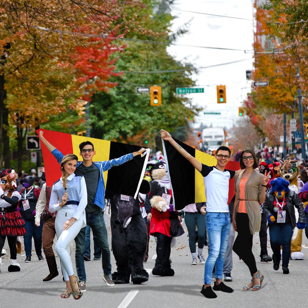Belgium Flag 3x5ft Poly - Flags Importer