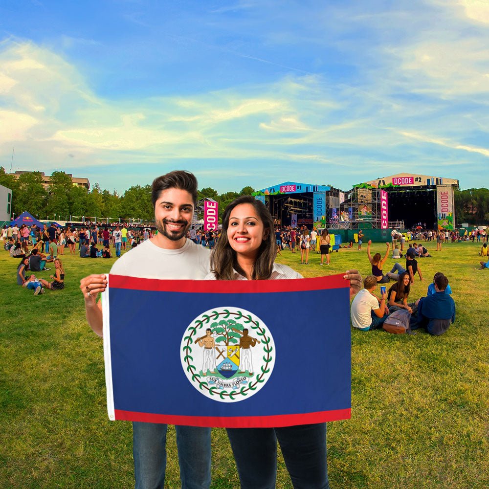Belize Flag 2x3ft Poly - Flags Importer
