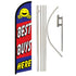 Best Buys Here Windless Banner Flag & Pole Kit - Flags Importer