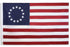 Betsy Ross Embroidered Flag 3x5ft - Flags Importer