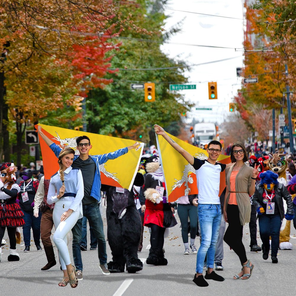 Bhutan Flag 3x5ft Poly - Flags Importer