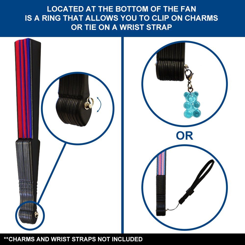 Bisexual Small Hand Fan - Flags Importer