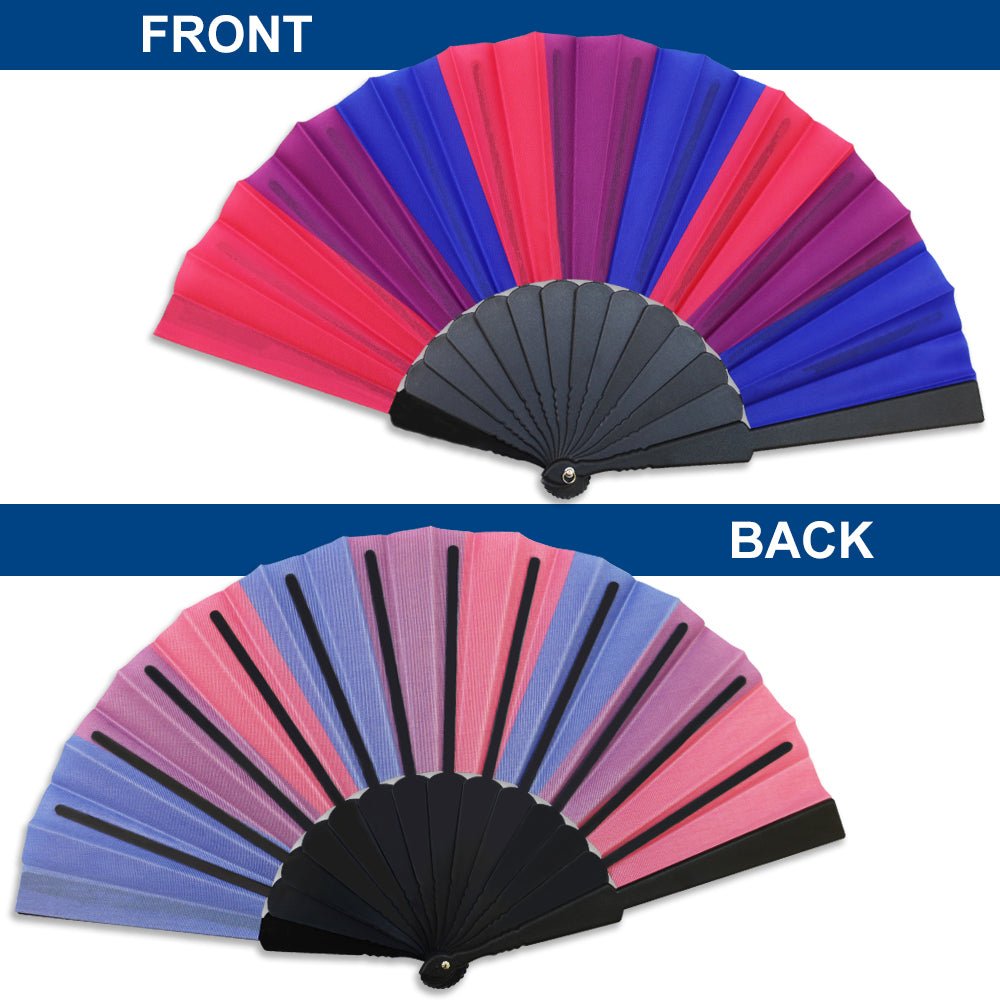 Bisexual Small Hand Fan - Flags Importer