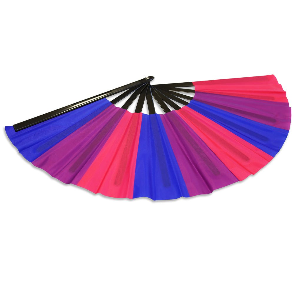 Bisexual X - Large Hand Fan - Flags Importer