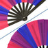 Bisexual X - Large Hand Fan - Flags Importer