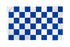 Blue & White Checkered Flag 2x3ft Poly - Flags Importer