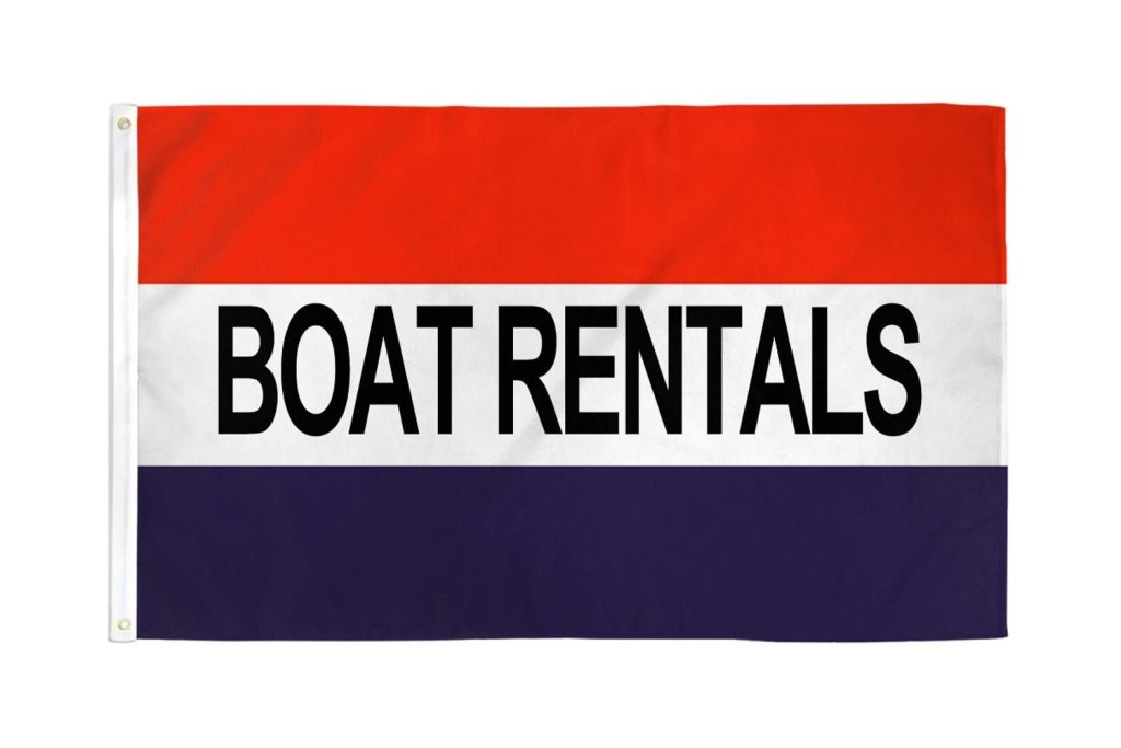 Flags 4 Rent Boat Rentals Flag 3x5ft Poly | Flags Importer | Business Flag – Flags ...