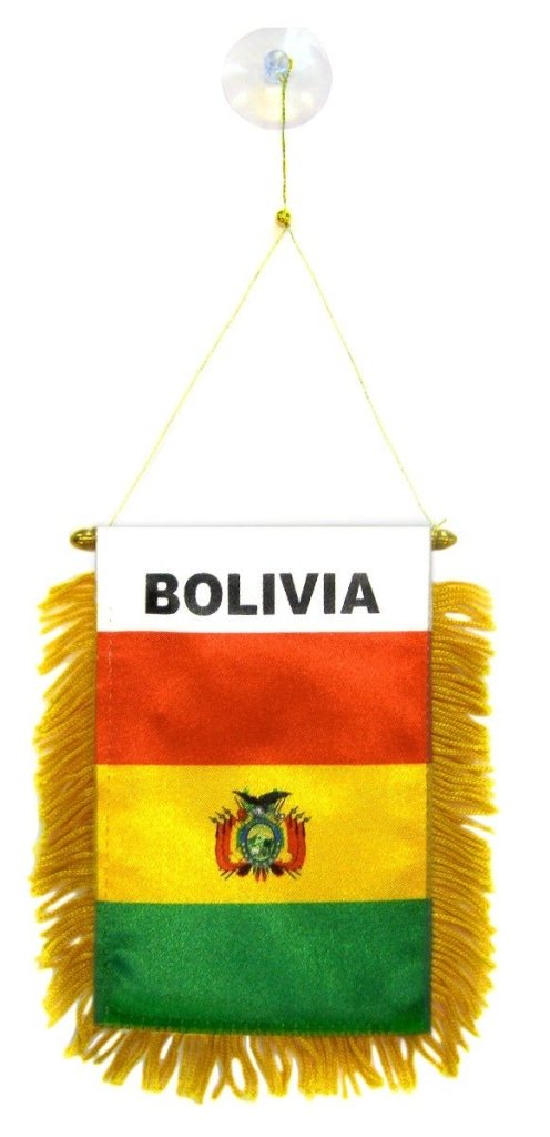 Bolivia Mini Banner - Flags Importer