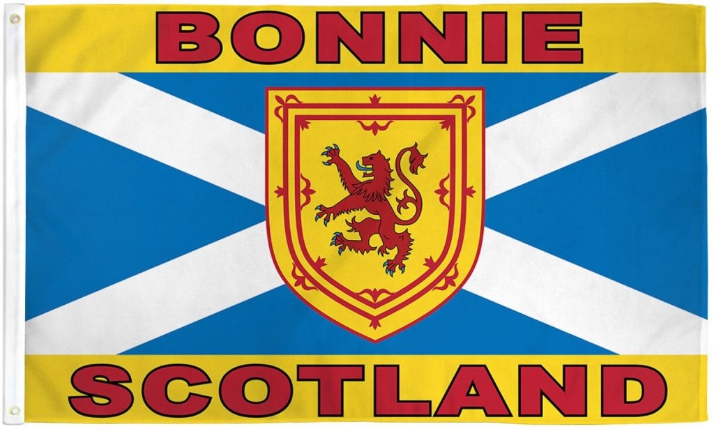 Bonnie Scotland Flag 3x5ft Poly - Flags Importer