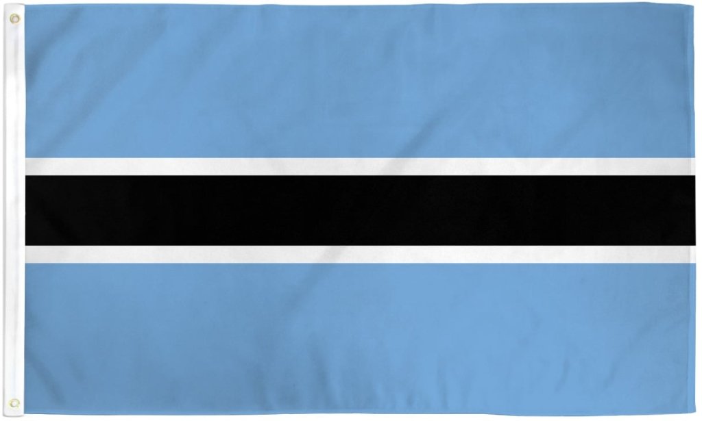 Botswana Flag 2x3ft Poly - Flags Importer