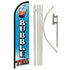 Bubble Tea Windless Banner Flag & Pole Kit - Flags Importer