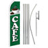 Cafe (Green) Super Flag & Pole Kit - Flags Importer
