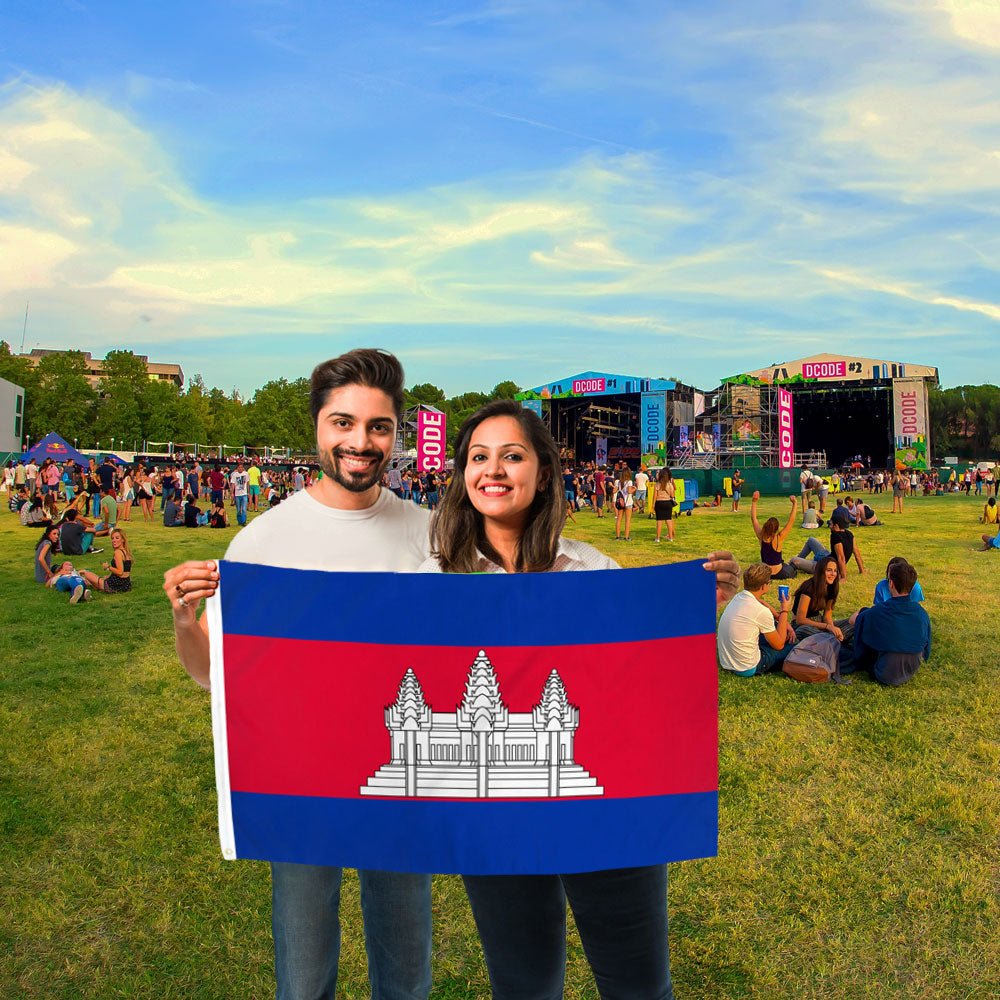 Cambodia Flag 2x3ft Poly - Flags Importer