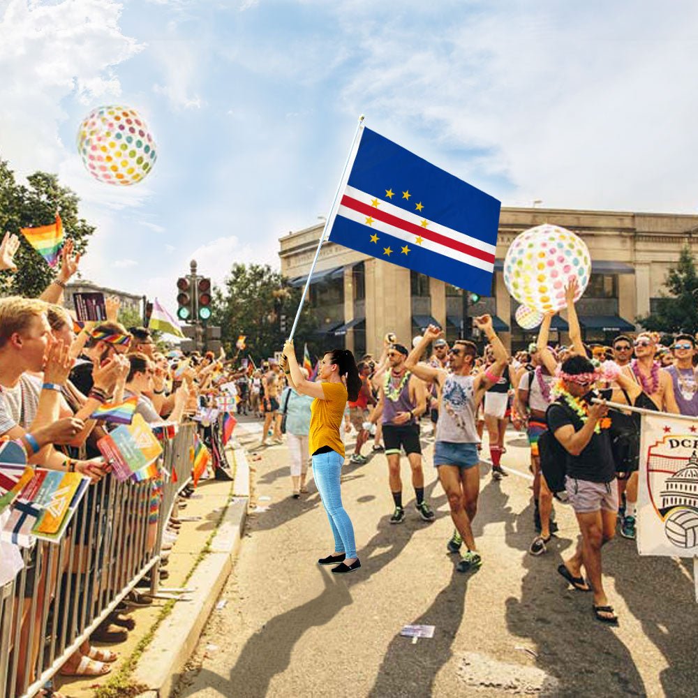 Cape Verde Flag 3x5ft Poly - Flags Importer