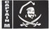 Captain M Pirate Flag 3x5ft Poly - Flags Importer