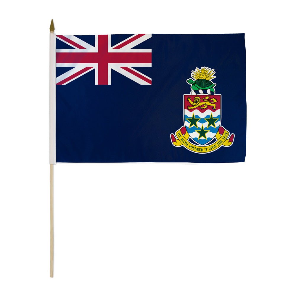 Cayman Islands 12x18in Stick Flag - Flags Importer