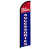 Cell Phone Accessories (Red & Blue) Windless Banner Flag - Flags Importer