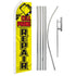Cell Phone Repair (Yellow & Black) Super Flag & Pole Kit - Flags Importer