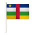 Central African Republic 12x18in Stick Flag - Flags Importer