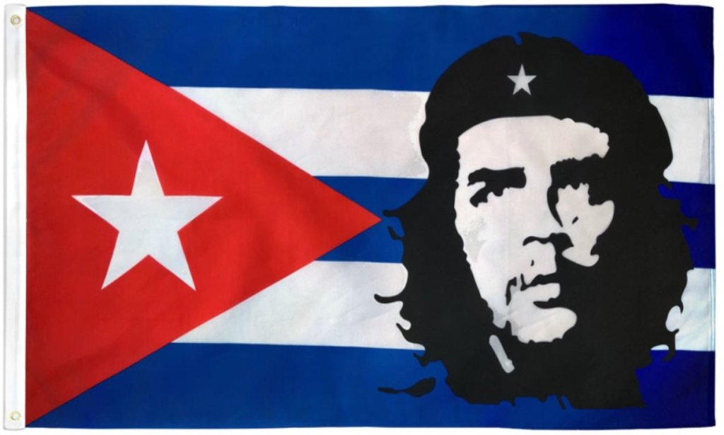 Che Guevara (Cuba) Flag 3x5ft Poly - Flags Importer