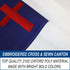 Christian Embroidered Flag 3x5ft - Flags Importer