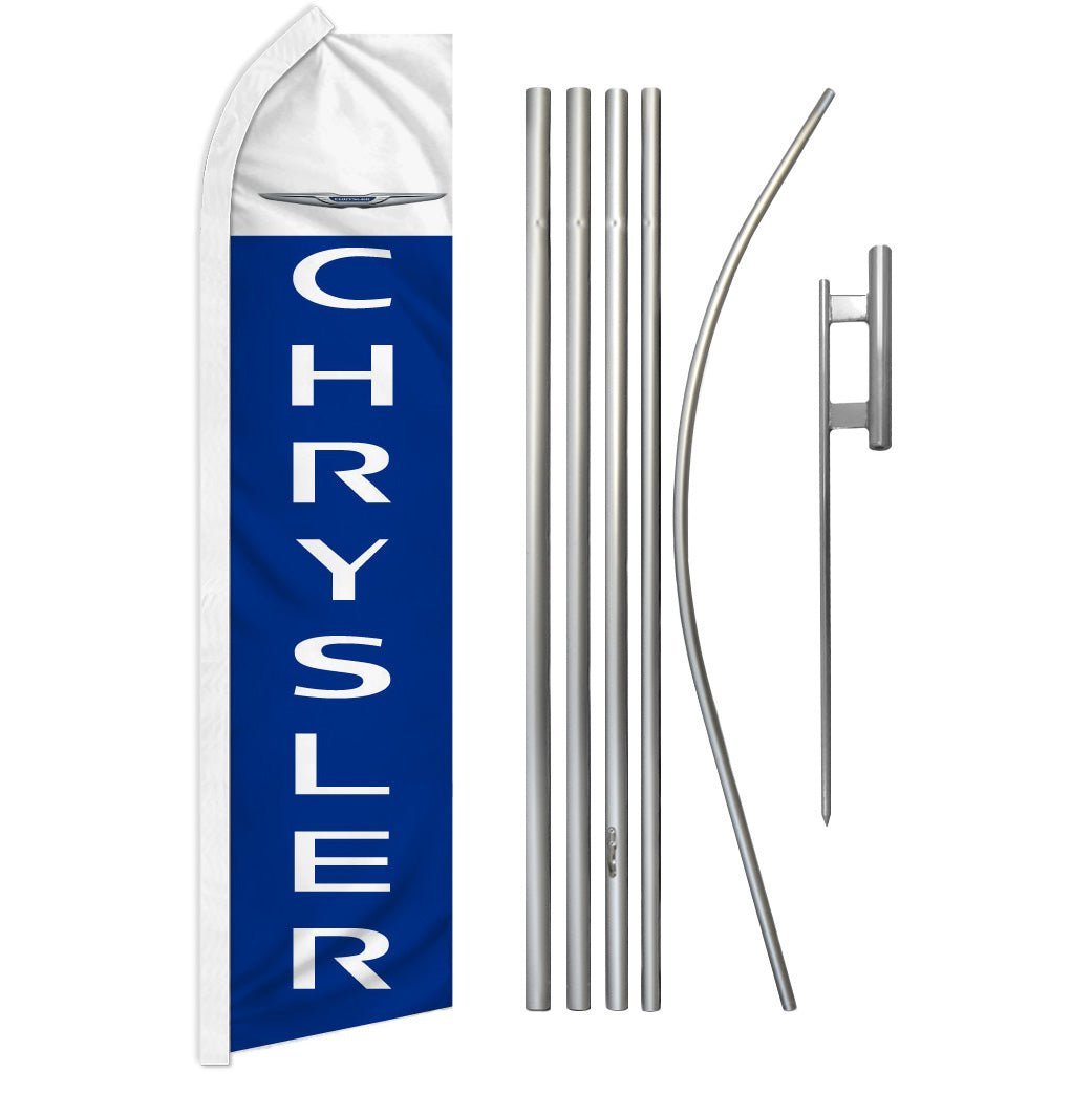 Chrysler Super Flag & Pole Kit - Flags Importer